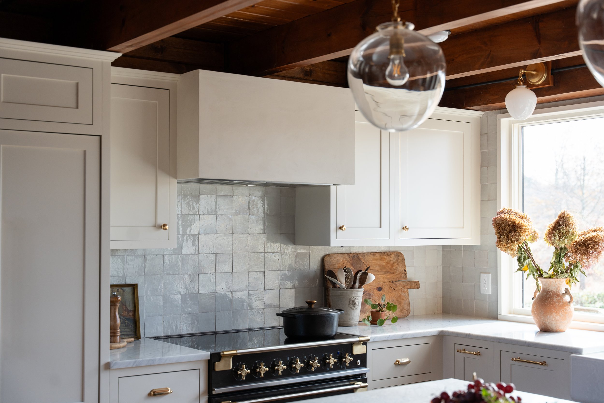 A kitchen fully renovated by Apex Home Design. Apex Home design is a New Jersey based remodeling company. Cabinetry by Cora Cabinetry.