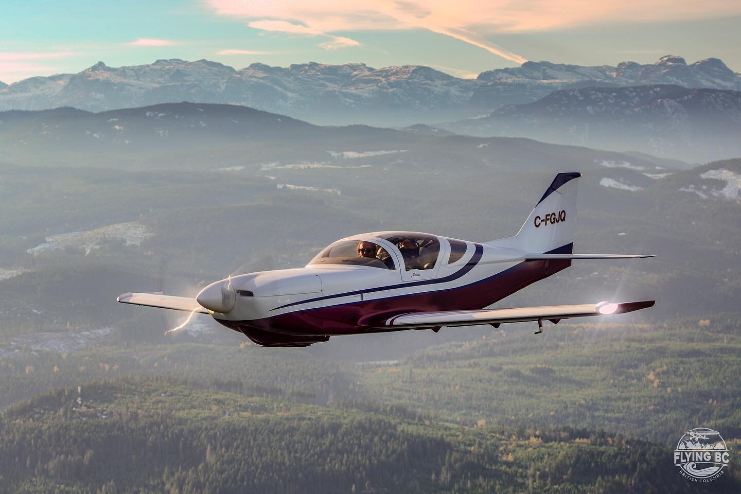 @m.and.rews and @durrdo in the #Glasair over Vancouver Island returning from Campbell River and @sealandaviation&rsquo;s TeenFlight Open House - @teenflightcr