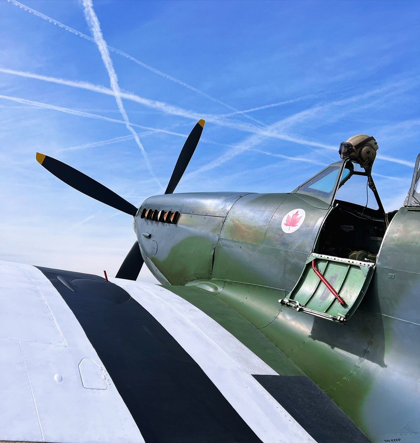 What a day to remember forever! #spitfire #bigginhill #flyaspitfire