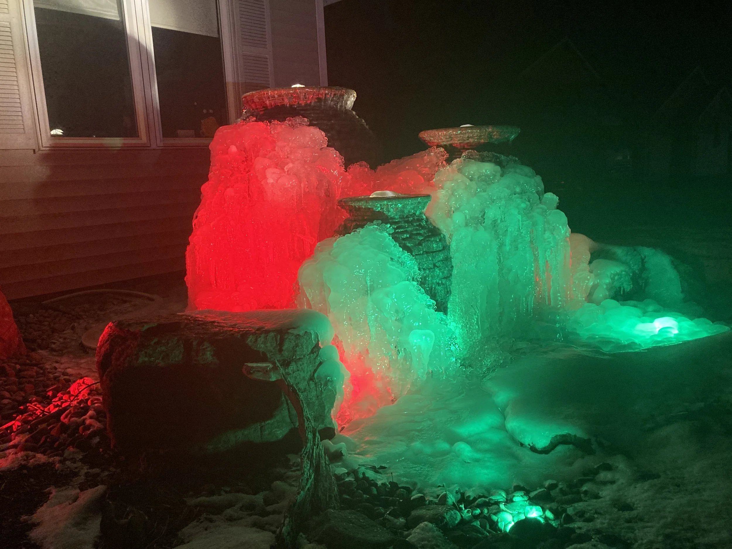 Christmas Lit Urns.JPG