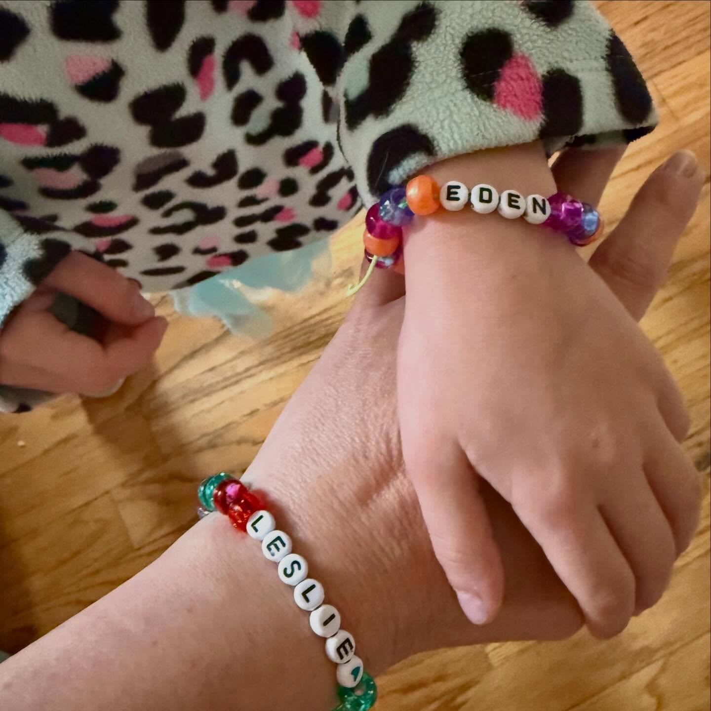 I&rsquo;m about to do something I&rsquo;ve dreamed of for over 20 years&hellip;

Something I have prayed for and prepared for diligently over the last year.

And TODAY is finally the day! 🎉

So wearing matching bracelets with sweet little Eden only 