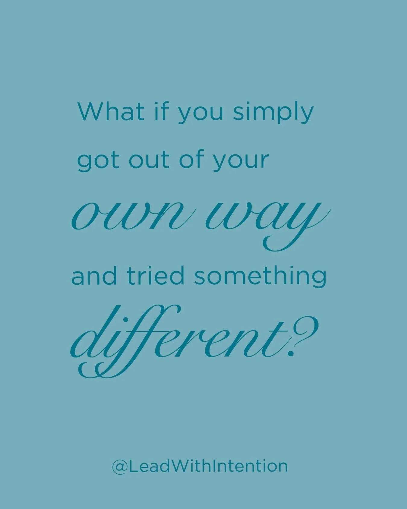 ✨ What if&hellip;? 

✨ Just imagine what could happen&hellip;

#Wednesday #Wisdom #Surrender #LeadWithIntention #EmotionalEndurance