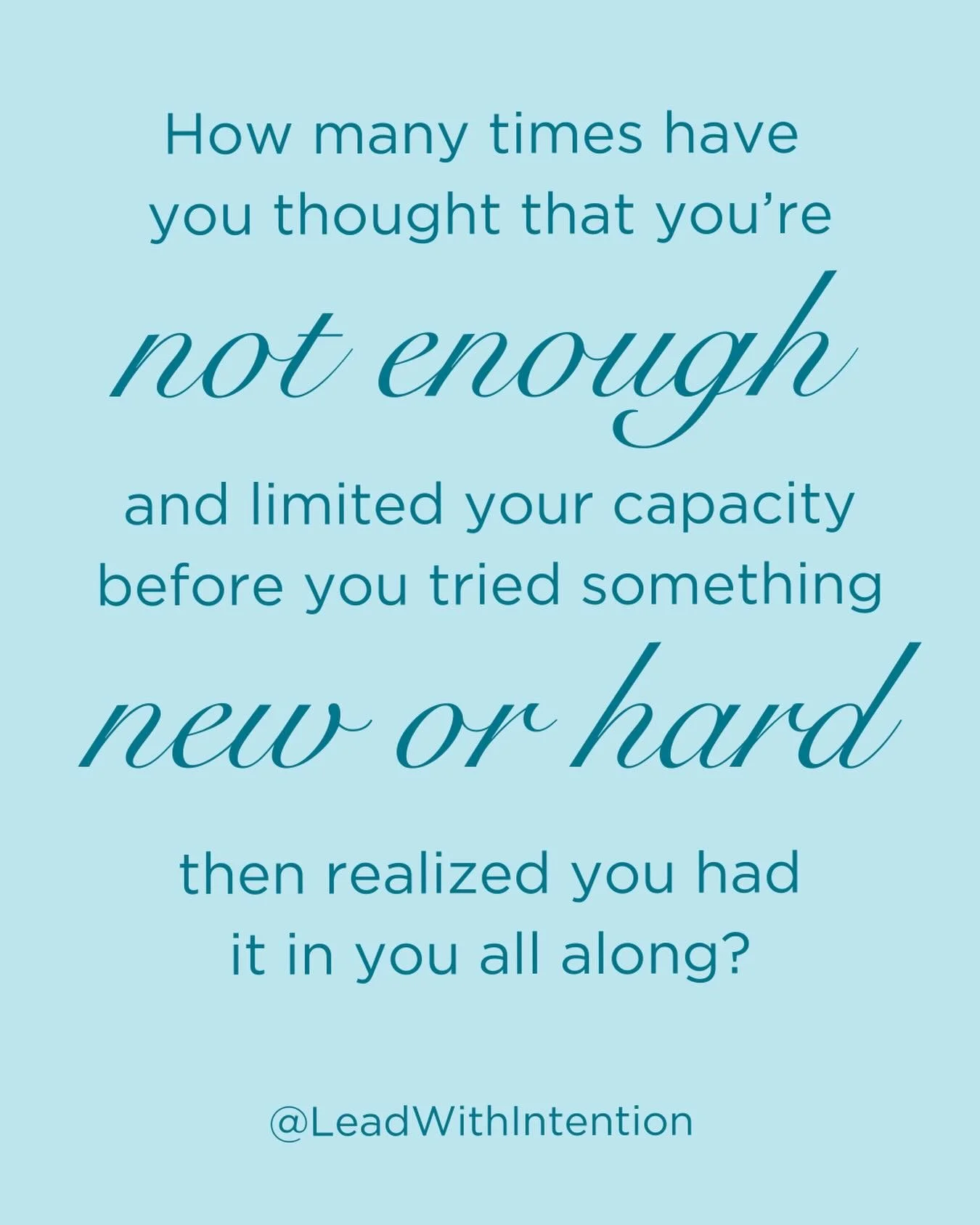 What would you try if you knew you&rsquo;d be wildly successful?

Don&rsquo;t let the fear of something new freeze your courage to try.

Maybe you already have everything you need to succeed&hellip;

#Try #JustStart #Imagine #EmotionalEndurance #Lead