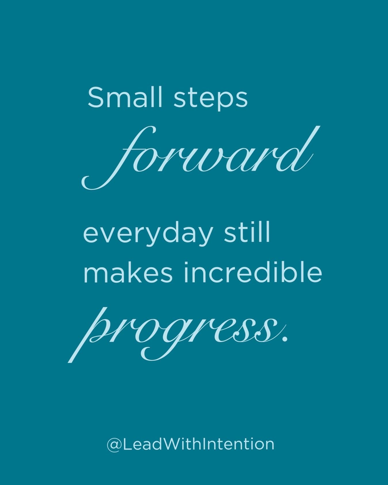 Just take the next step&hellip;then the next one&hellip;

Notice the movement. Track your progress. 

Keep going ⛰️

#SmallSteps #OneStep #Forward #Progress #LeadWithIntention