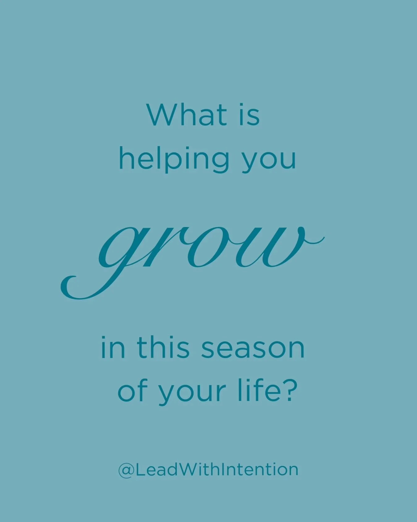 Name one thing here! 🌱

#Grow #Growth #Progress #LeadWithIntention #EmotionalEndurance
