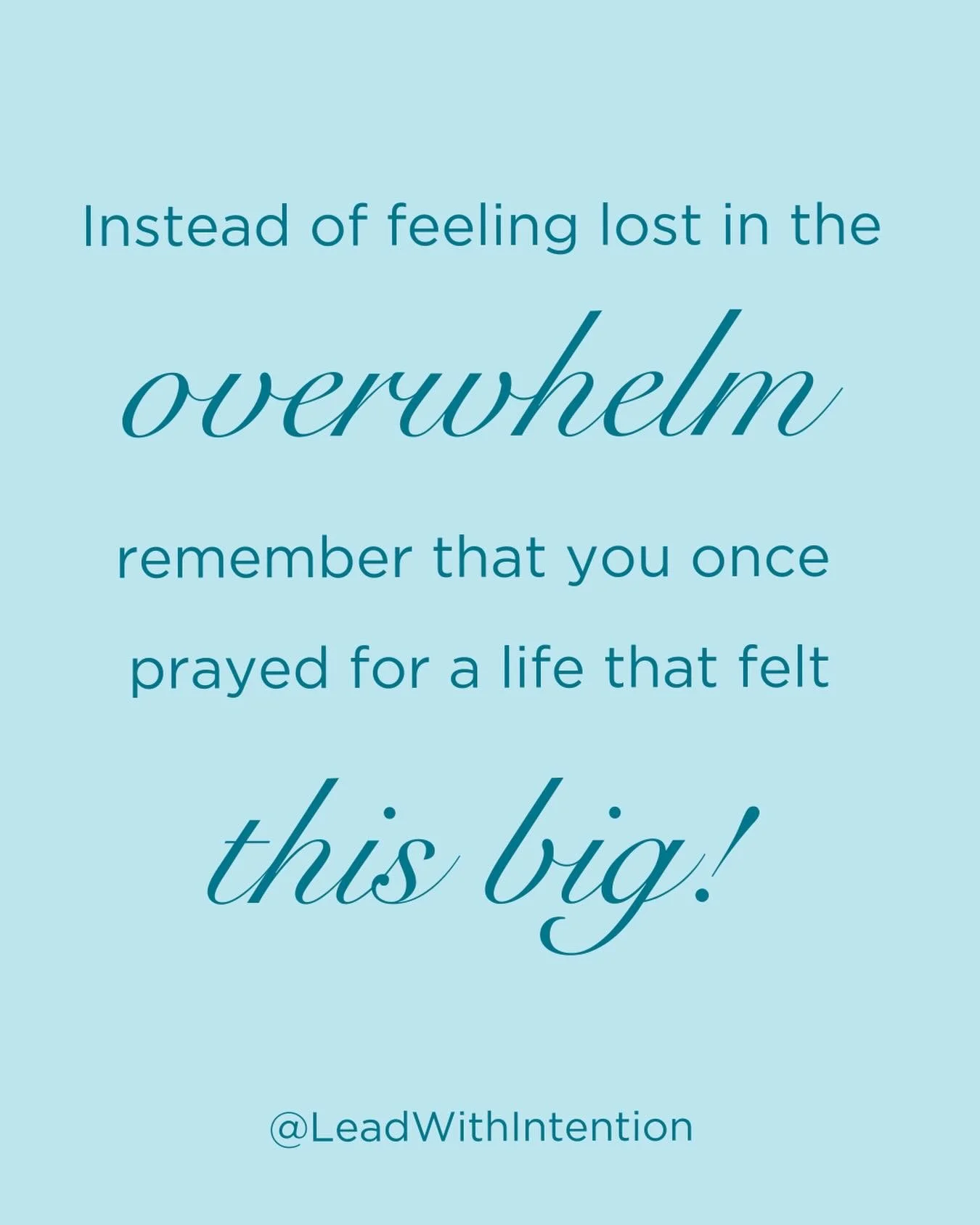 One day, the very things you prayed for will be here&hellip;

Your full life now was once the BIG life you only could dream about! ✨

#Pray #Dream #BigLife #LeadWithIntention #EmotionalEndurance
