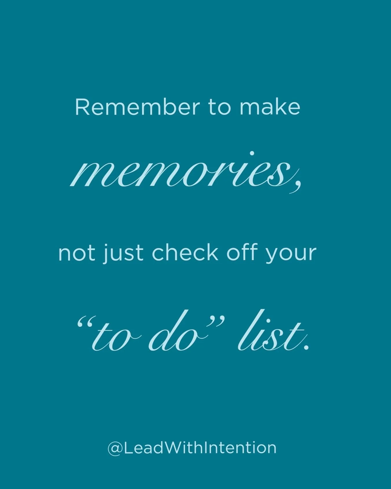 ✅ Friday check in

This week, did you make more memories or simply get more done?

Your daily decisions shape your life. 

Remember to invest in the experiences and relationships that matter.

#Friday #Goals #ToDoList LeadWithIntention #EmotionalEndu