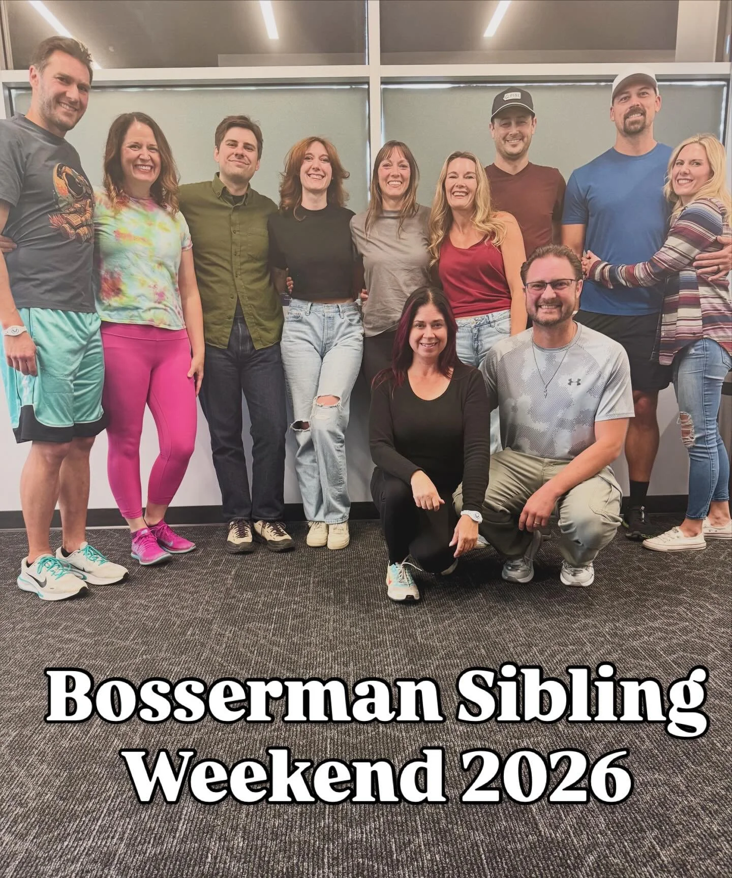After nearly 14 years of marriage and over three decades of friendship, one of the BEST parts of marriage is inheriting amazing siblings and their spouses! 

And every year we get together for a weekend with the 12 of us (and typically without our 11