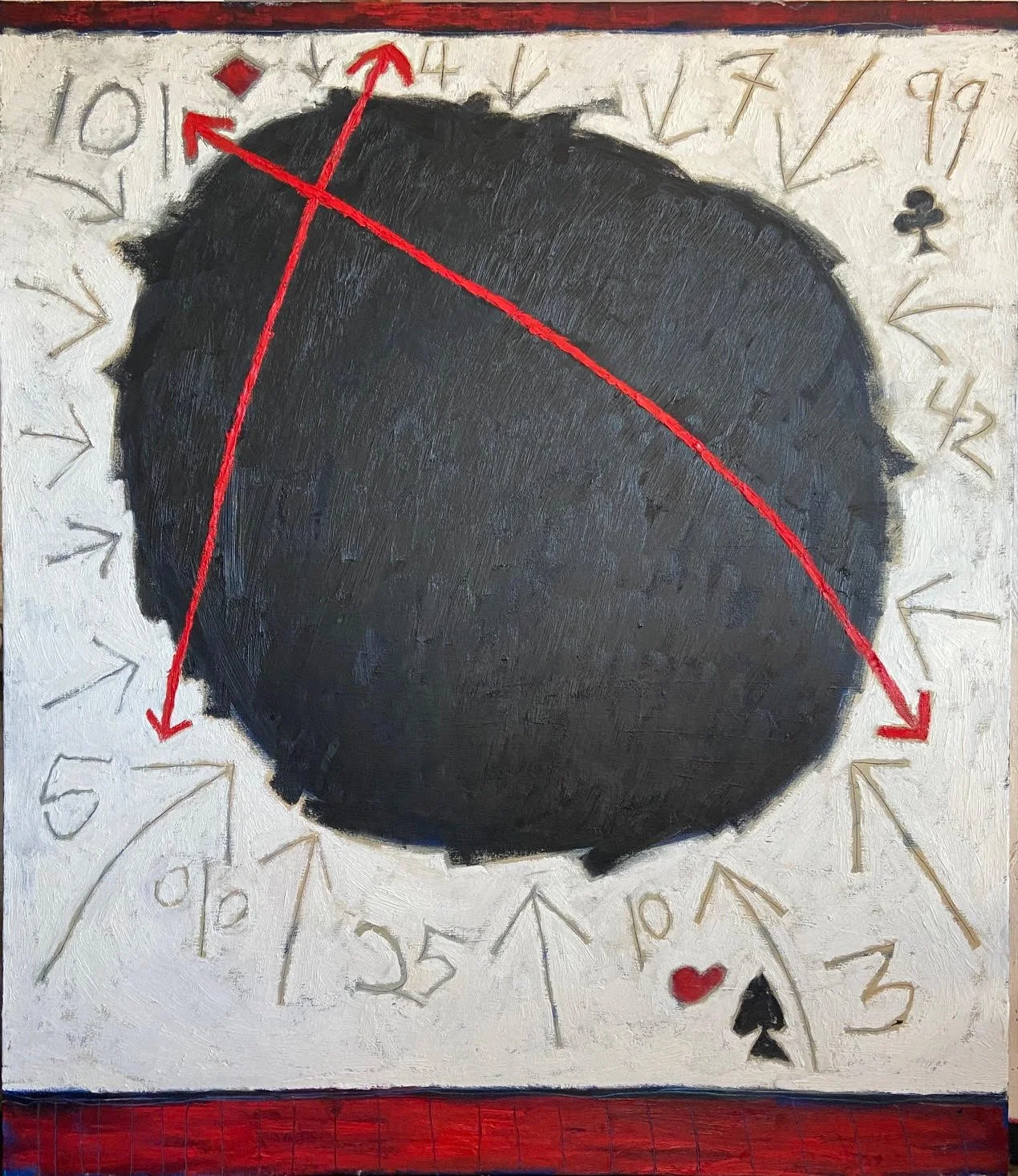 Myth of Progress (AI) No. 1，
Oil on Canvas