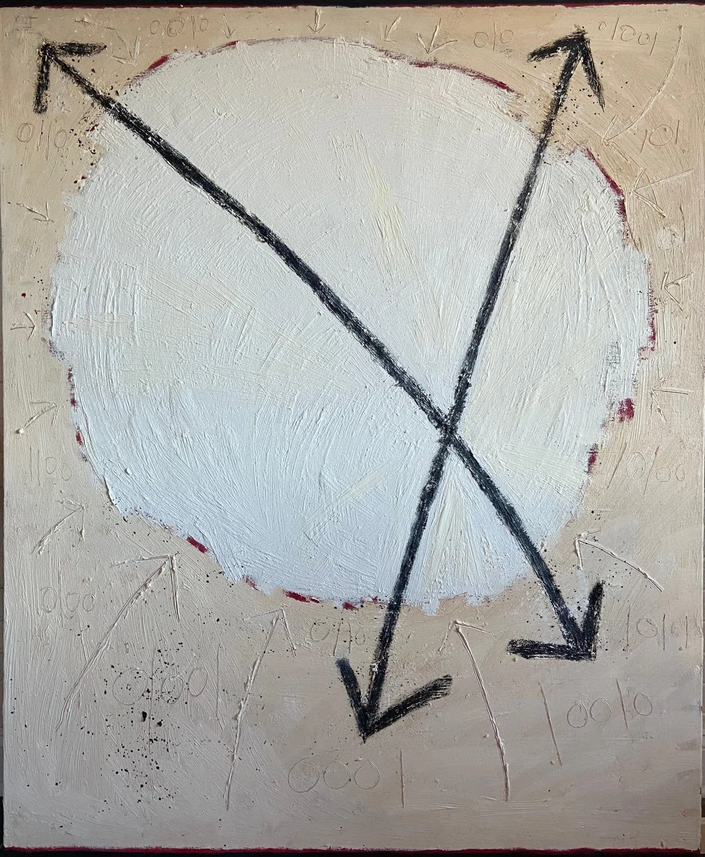 Myth of Progress (AI) No. 2，
Oil on Canvas