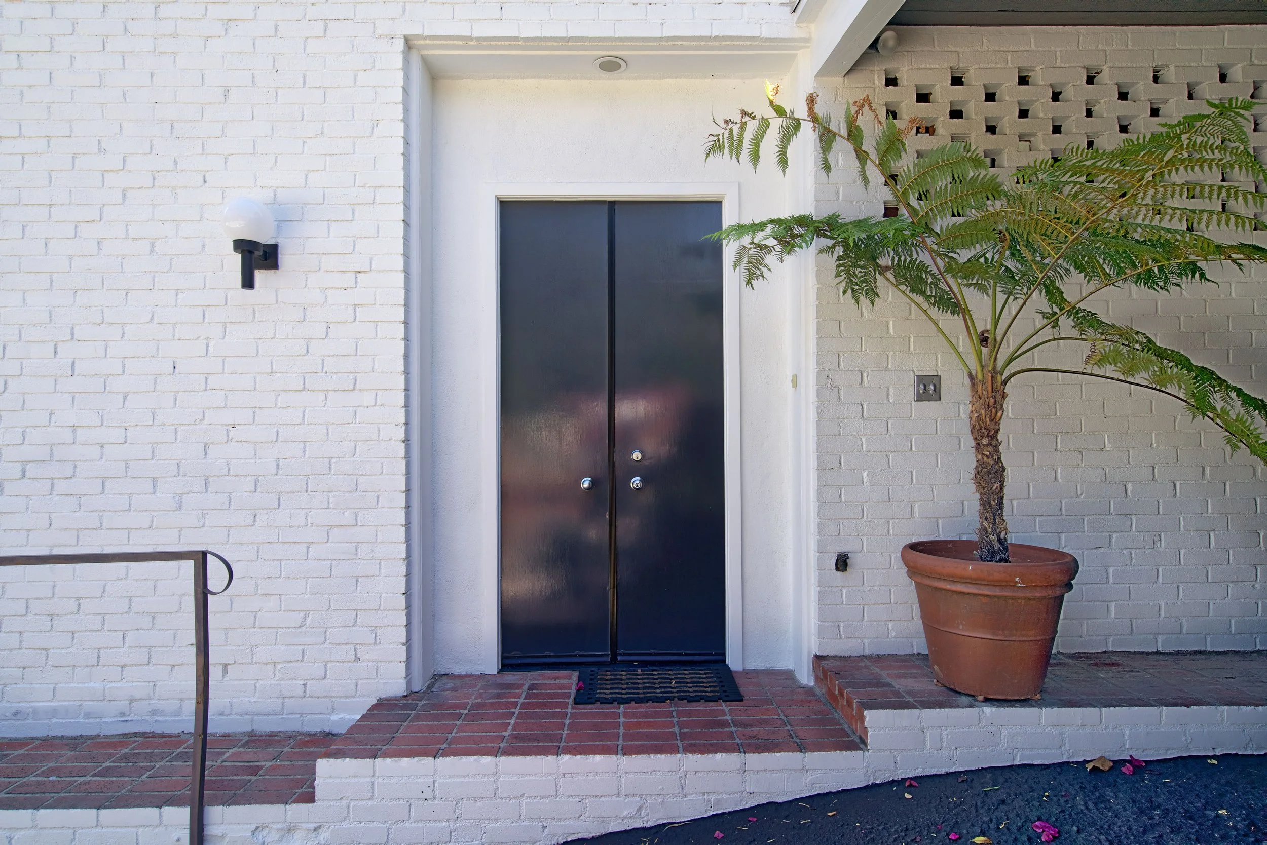 Beverly Glen Front Door After