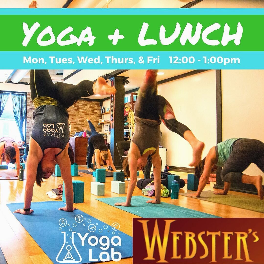 The weekly Yoga + Lunch menu from @webstersbookscafe will be posted on our website from now on! Check it out there!

www.yogalabstudio.com

#statecollegepa #happyvalley #downtownstatecollege