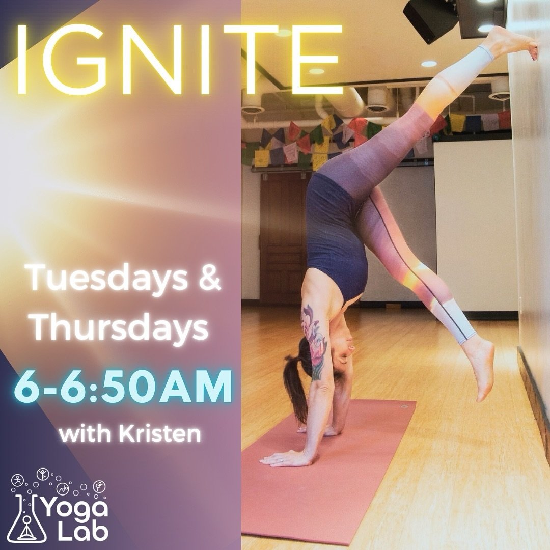 Calling all those who rise with the Sun 🌞!!! Get your yoga in with Ignite 6am every Tuesday and Thursday at Yoga Lab!! 
www.yogalabstudio.com 🧘

#statecollege #happyvalley #pennstate #morningyoga