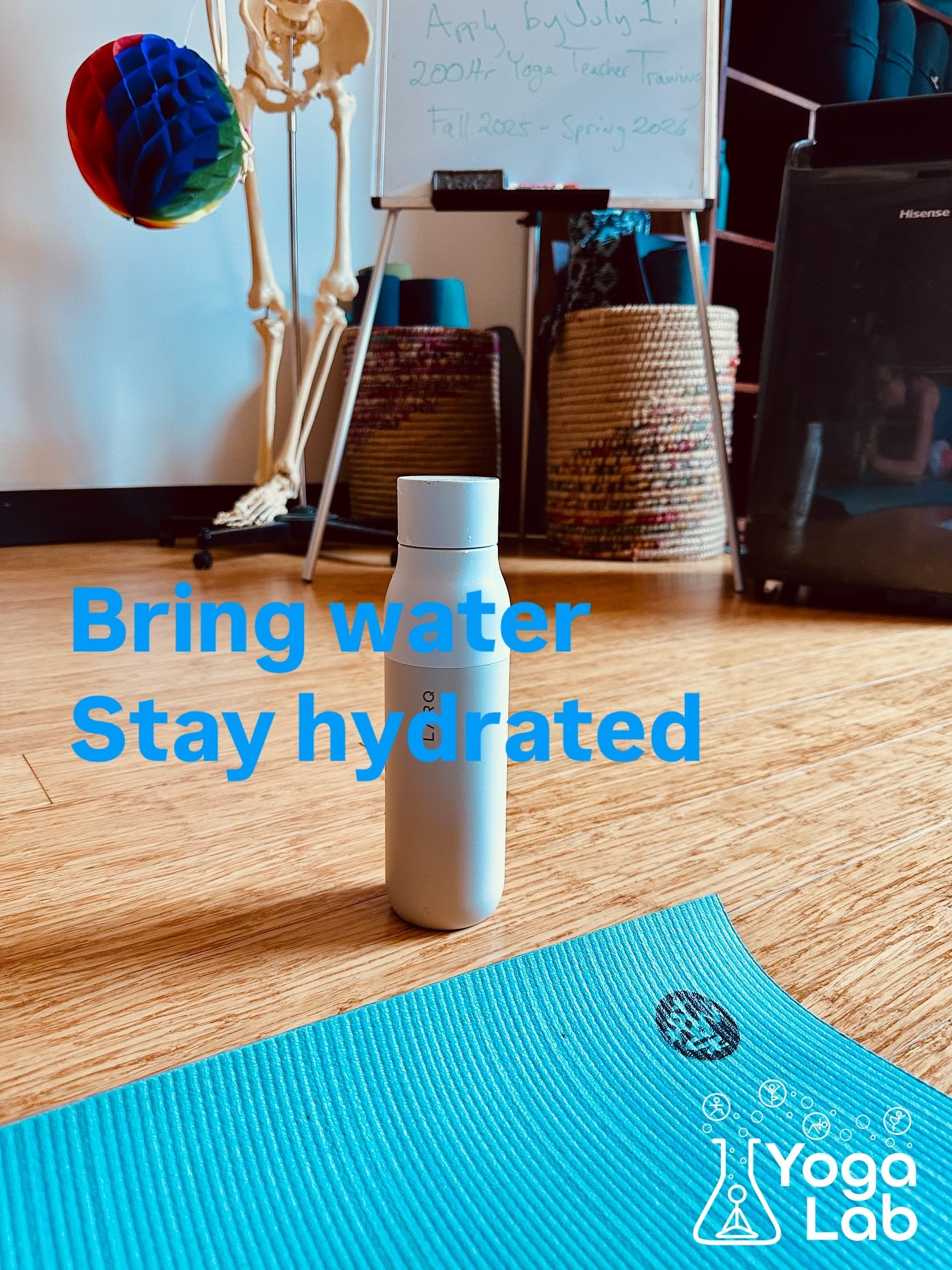 Quick Tip: These toasty days remember to bring water and stay hydrated! 

We&rsquo;re still working on getting a final AC solution in place. In the meantime we&rsquo;re making it work with temporary AC and fans. 

Embrace the steamy, break a sweat, b