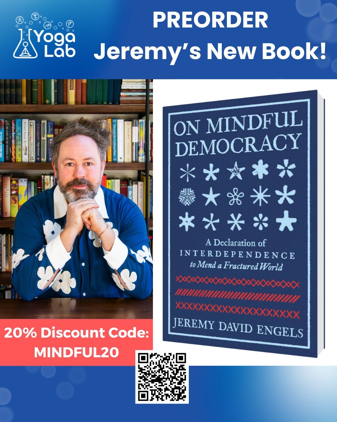 An antidote to political burnout and civic despair: drawing on mindfulness and modern wisdom to cultivate resilience, healthy engagement, and skillful presence in turbulent times.

Now available for preorder - &quot;On Mindful Democracy: A Declaratio
