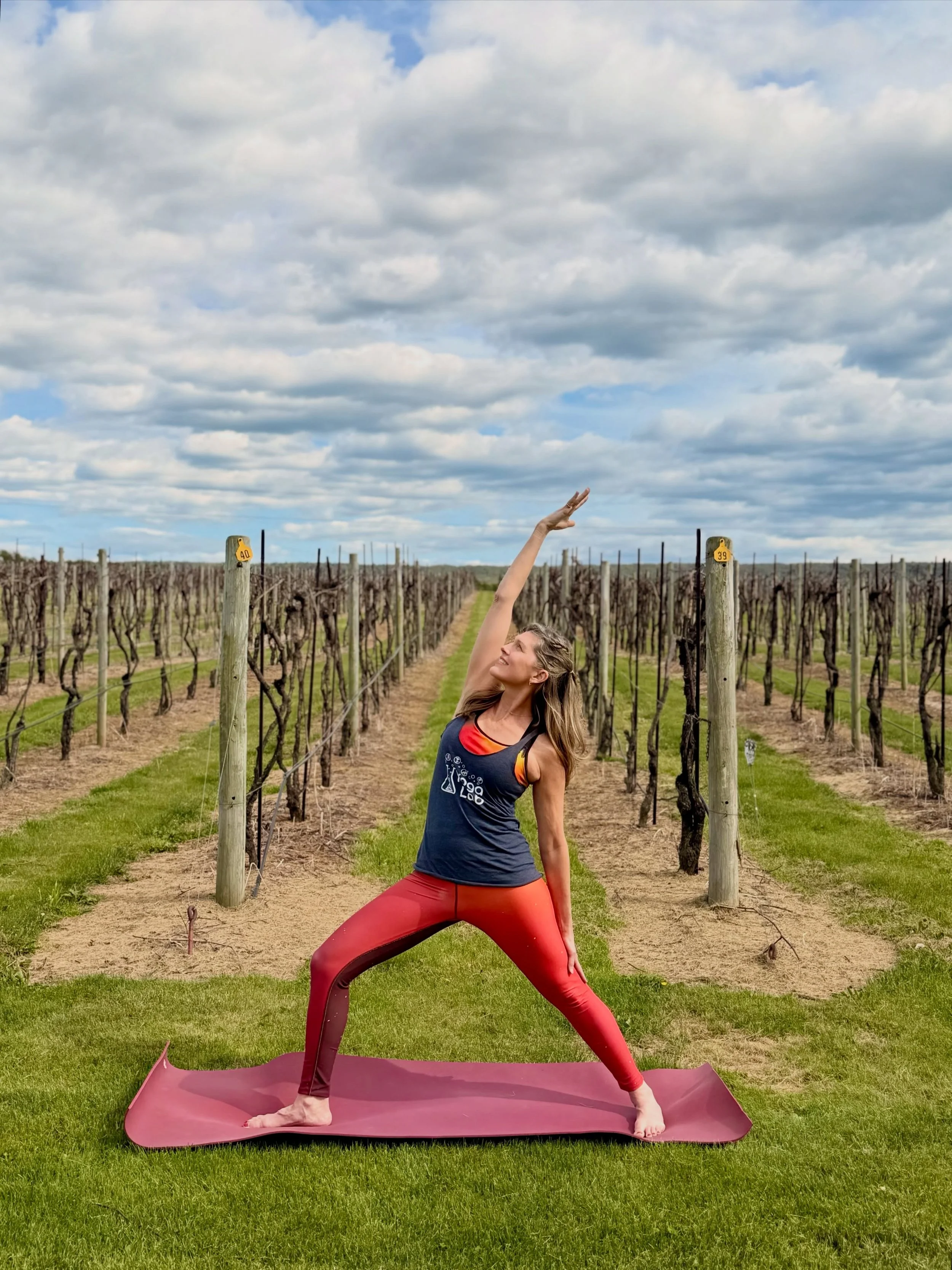 Outdoor yoga summer special! Use discount code CHEERS to save $7 (the cost of one drink) on a single class Drop-In! 

Join Jennifer Yoder at @happyvalleywinery this Friday 4:30-5:30pm for outdoor yoga - followed by live music, wine, and great communi