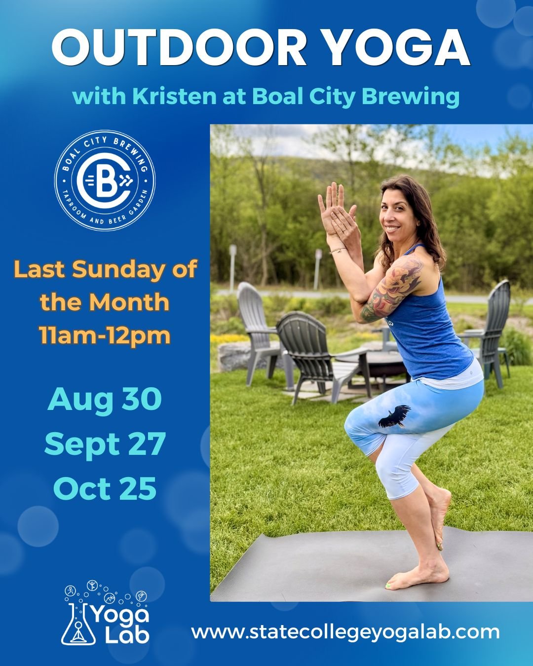 Outdoor Yoga at Boal City Brewing