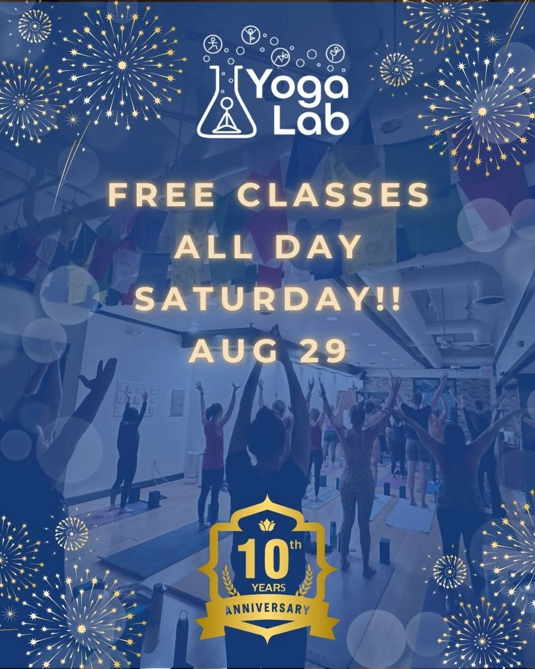 FREE Classes all day Saturday Aug 29