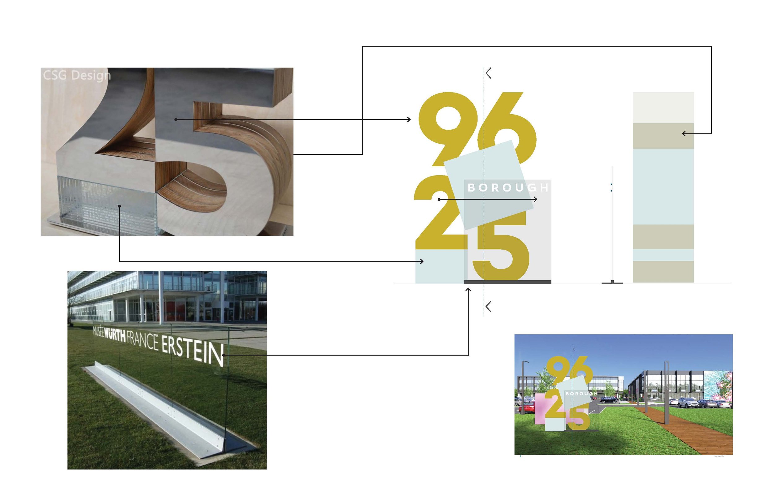 exterior signage concept design