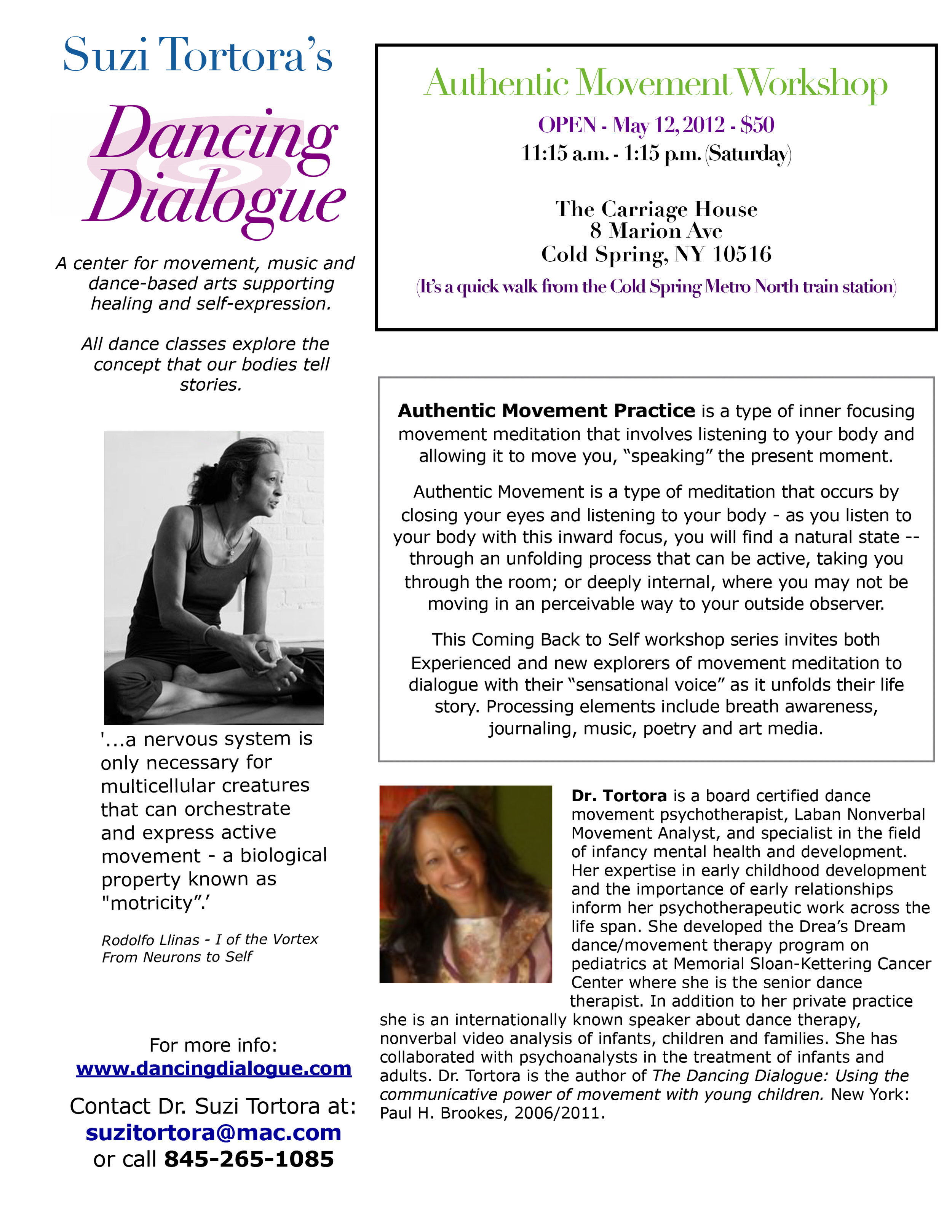 Authentic Movement Workshop | Spring 2012 (Cold Spring)