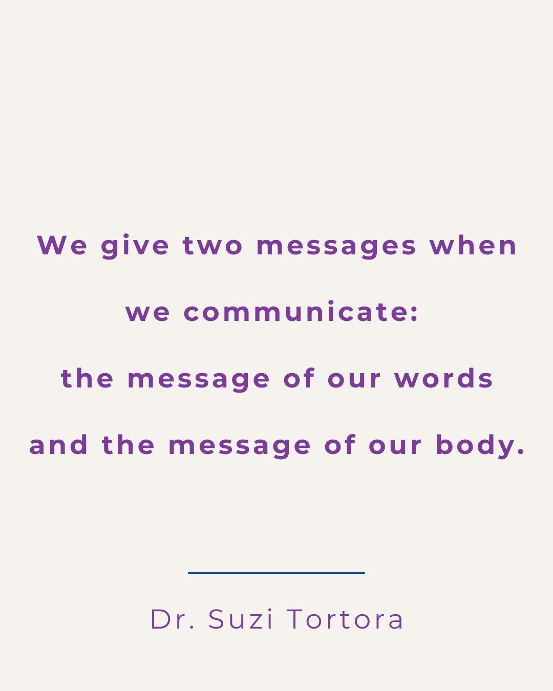 I believe this is where true understanding begins&mdash;in learning to notice both what we say and how we say it with our whole selves. 

This is especially true for children who may not yet have the words to explain their experience. Their bodies of