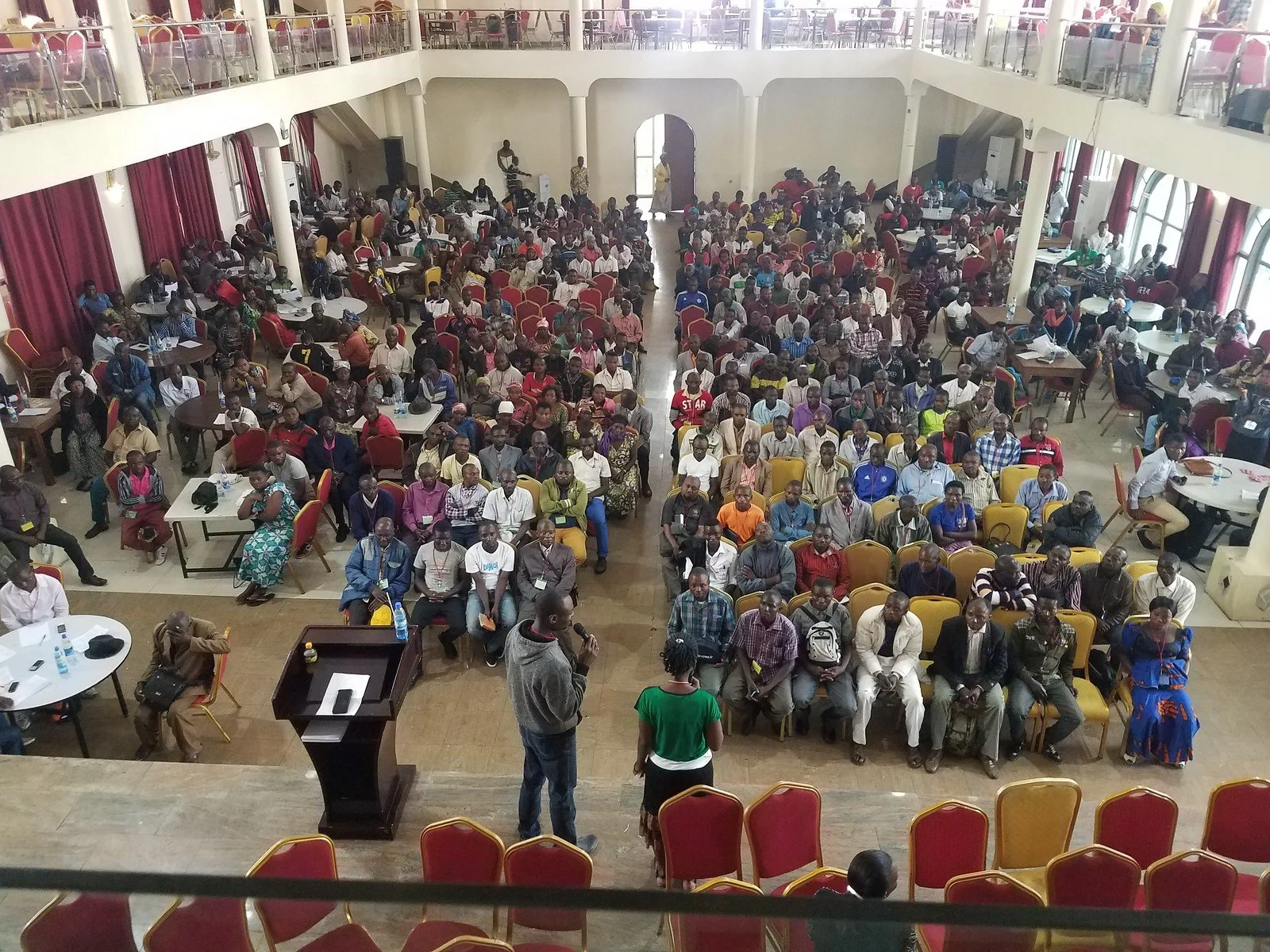 large group of translators at an African MAST event