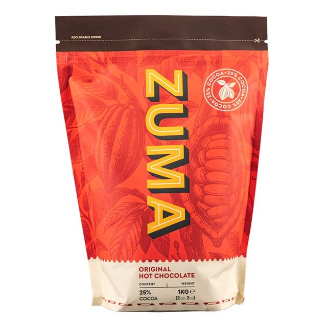 Zuma Original Hot Chocolate  -  1Kg Resealable Bag