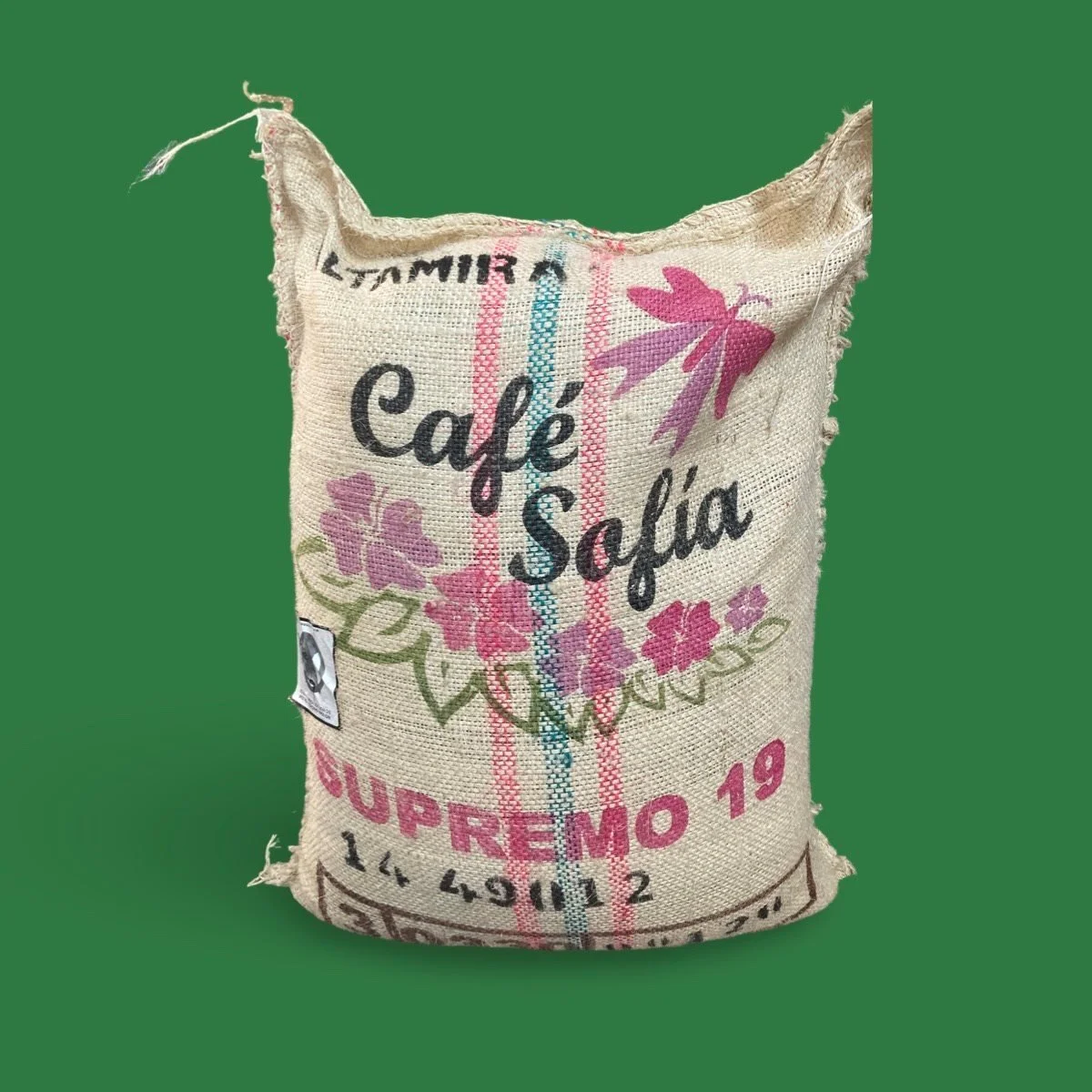 Sack of Cafe Sofia Supremo Green Coffee Beans.jpg