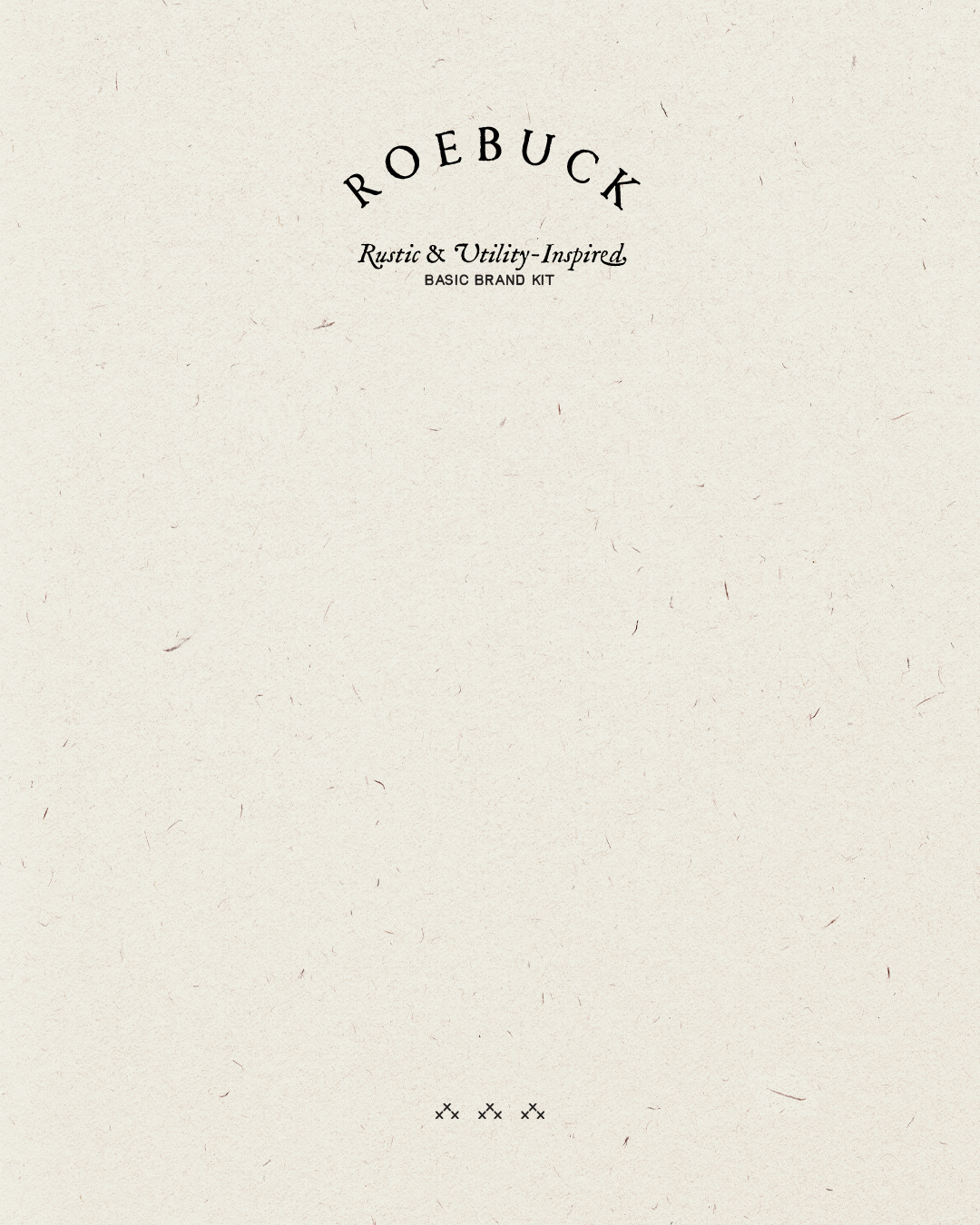 ROEBUCK | Basic Brand Kit