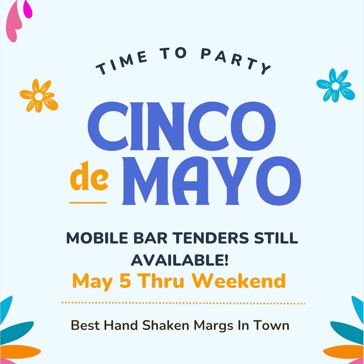 Let The Yard Bar do the work for your party! We have an array of amazing hand shaken cocktails to quench your Cinco de Mayo thirst. 🥵 🍹 🌮 🍺 🍷 🇲🇽 #scottsdale #cincodemayo #yourdomestique #arcadianews  #blanco #arizonamobilebar #azmobilebartende