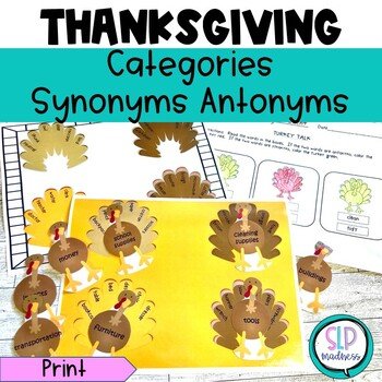 Synonyms Worksheet and Activity with Differentiated Options