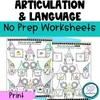 SLP Madness Speech Therapy Activities