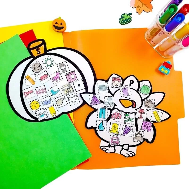 September October Novemeber speech and language therapy activities