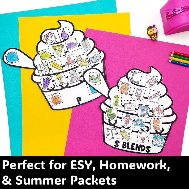 summer speech and language packets