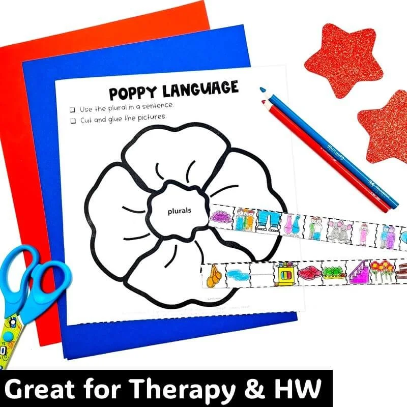 poppy craft speech therapy