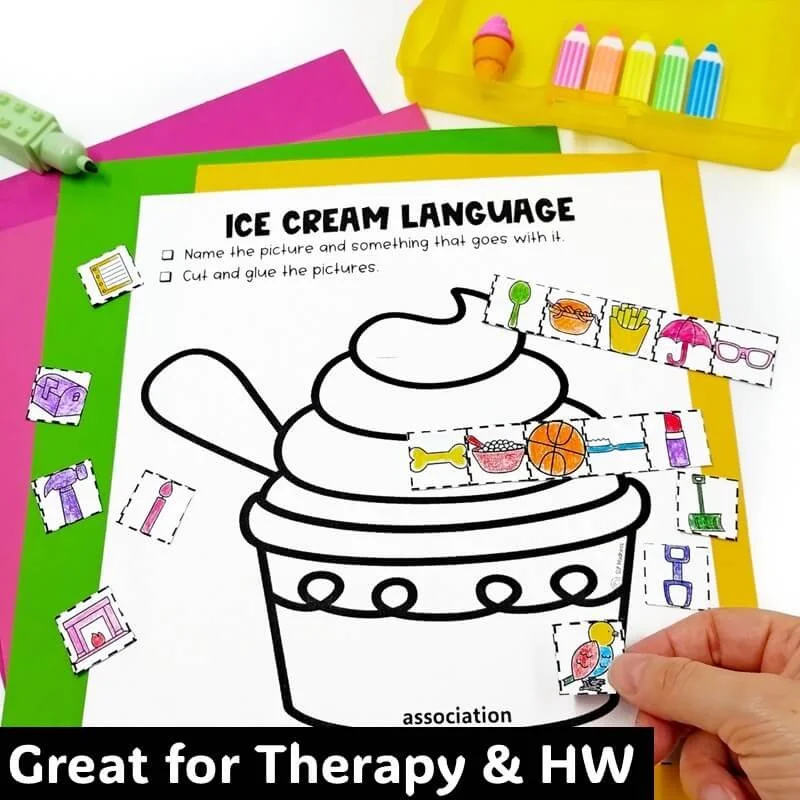 summer speech and language packets