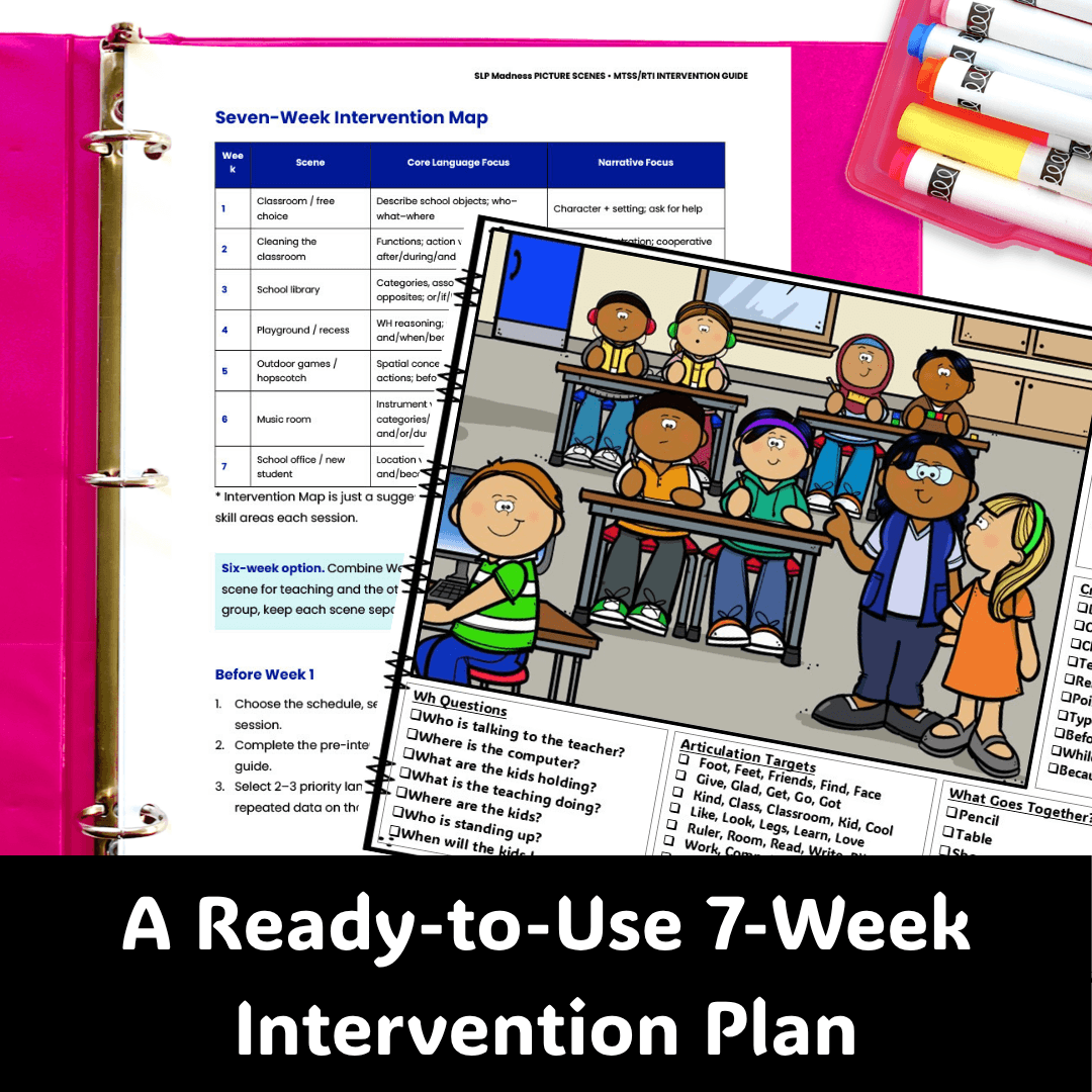mtss language intervention guide and activities