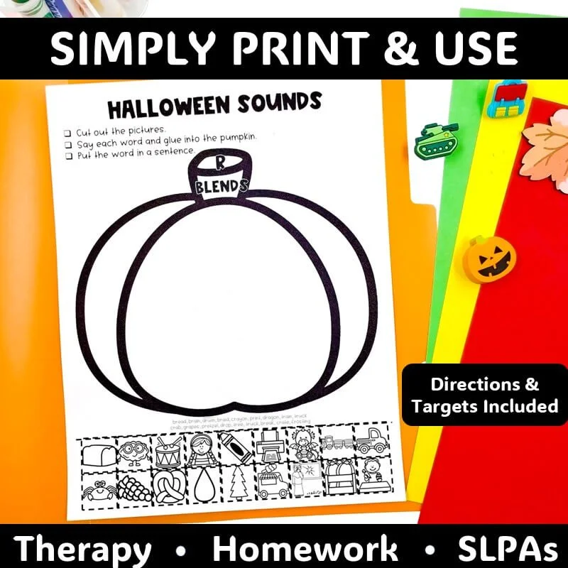 fall speech and language therapy group activities