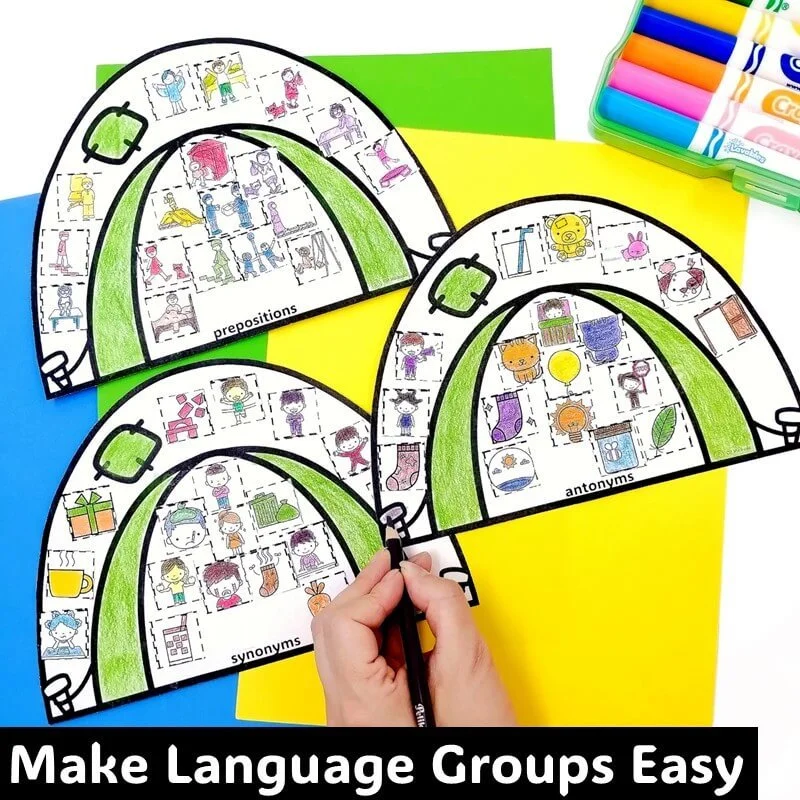 camping theme speech therapy summer activities