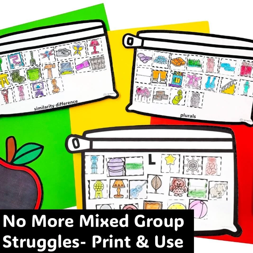 back to school fall speech therapy crafts september no prep activities