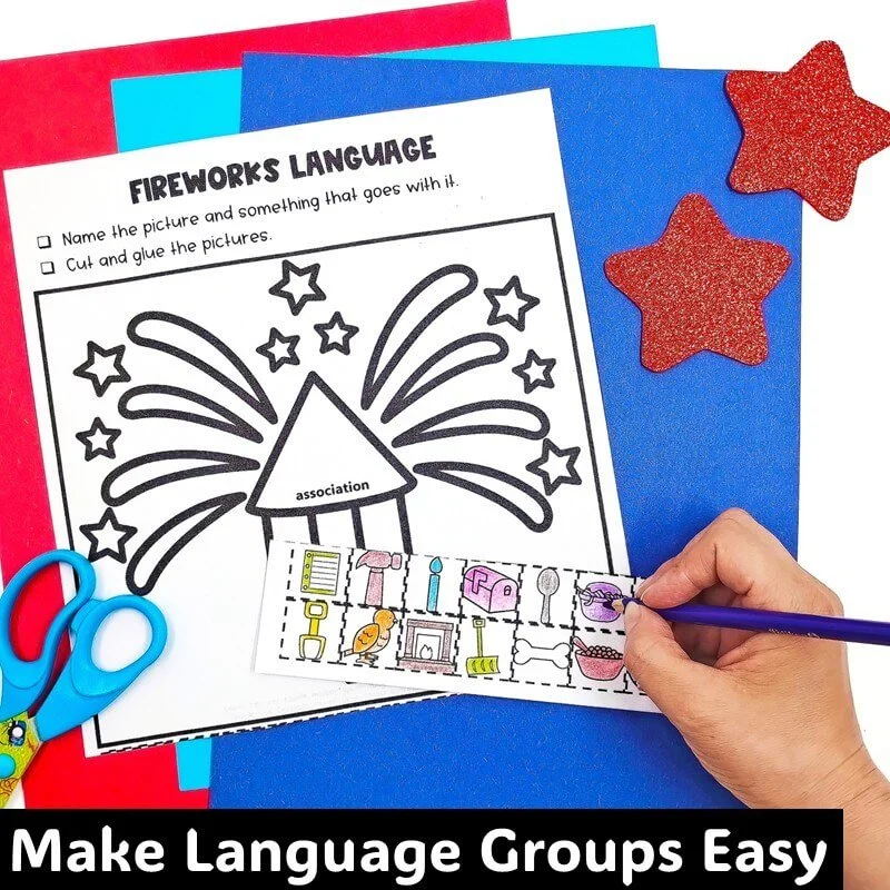 new year speech and language therapy activities