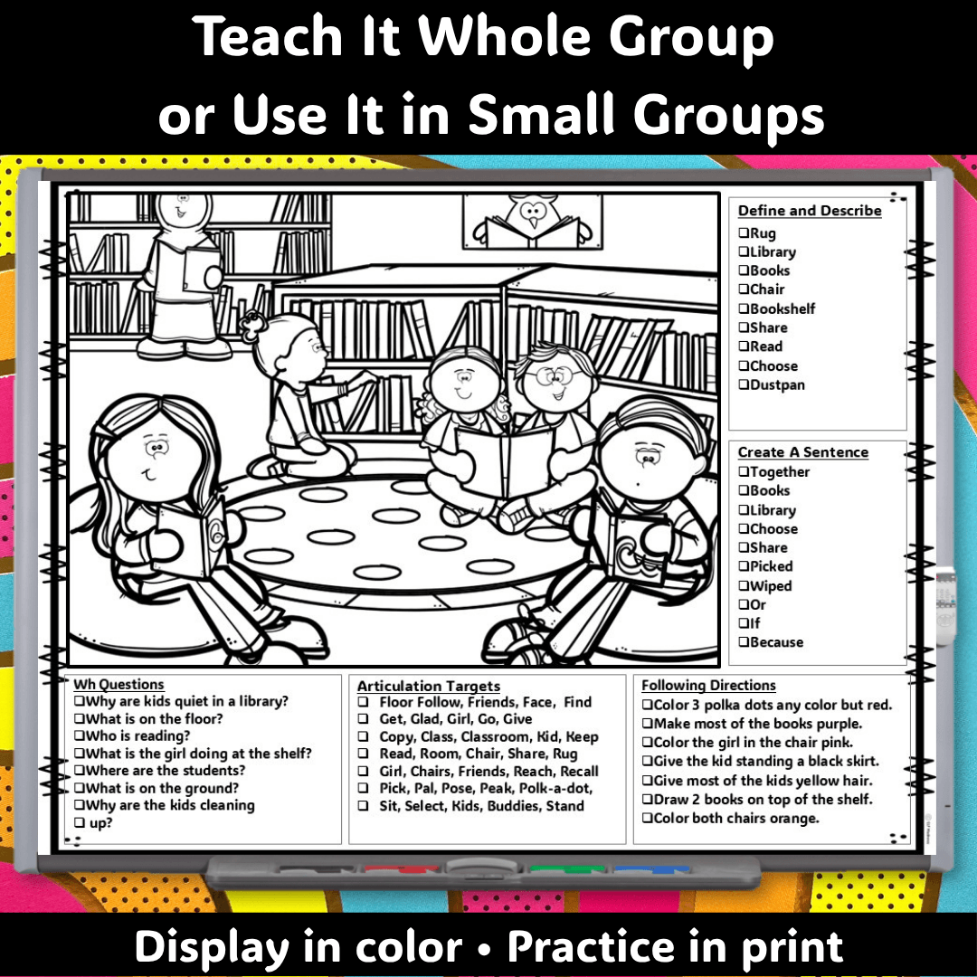 speech therapy MTSS language group therapy