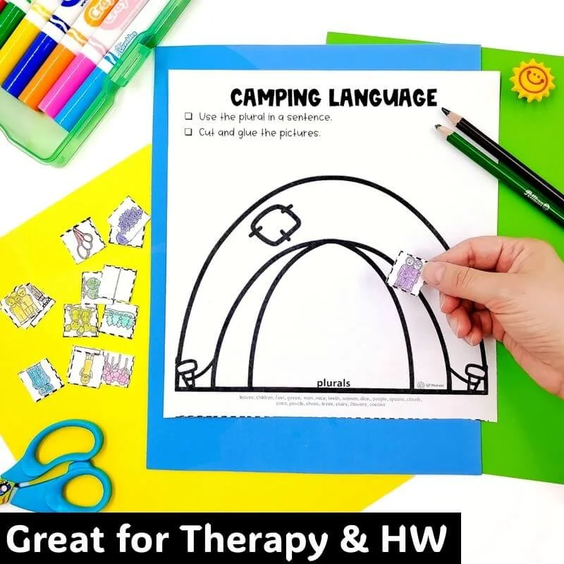 camping speech and language therapy