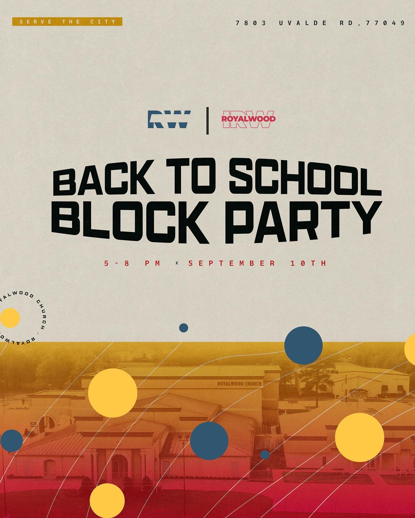 Join us for our Back to school block party! Free school supplies, games, food trucks, and more! Join us September 10th! 7803 uvalde rd, Houston Tx