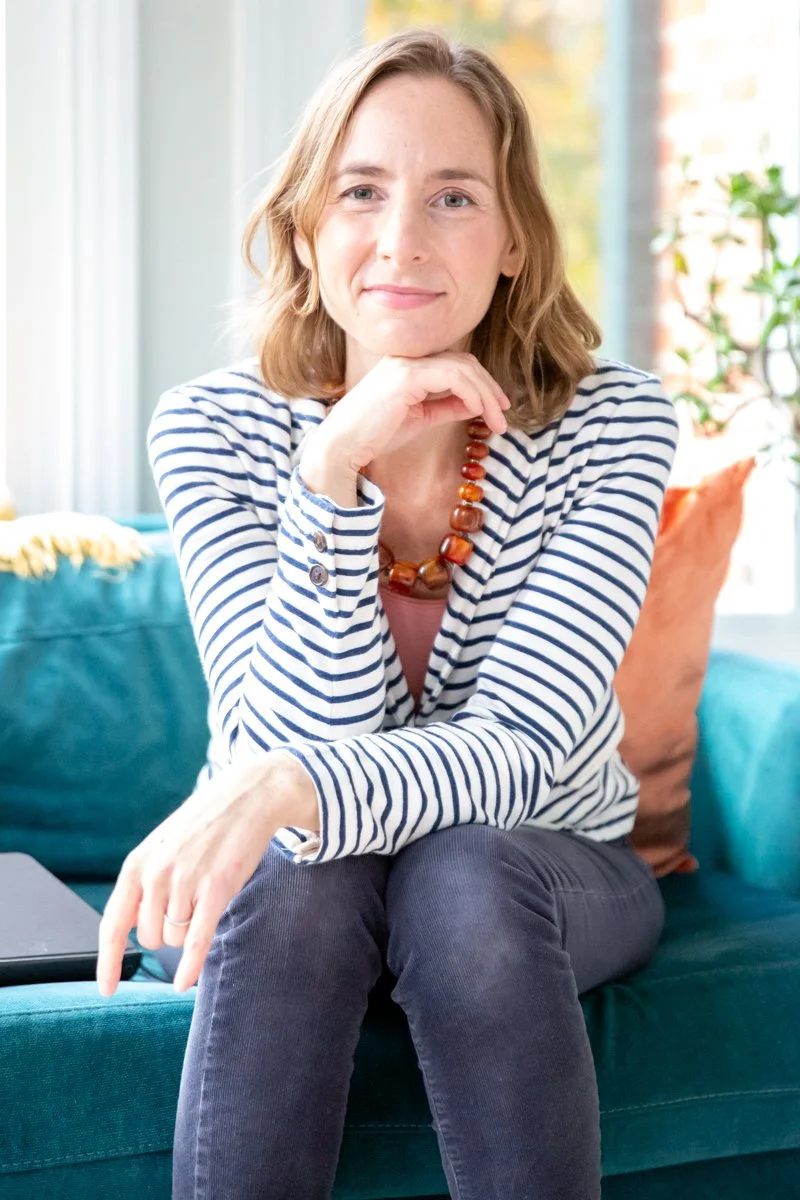 Headshot of Liz Harden, MPH, certified pediatric sleep coach, mindfulness instructor, and founder of Little Dipper Wellness, with over a decade o clinical experience supporting families and providers.
