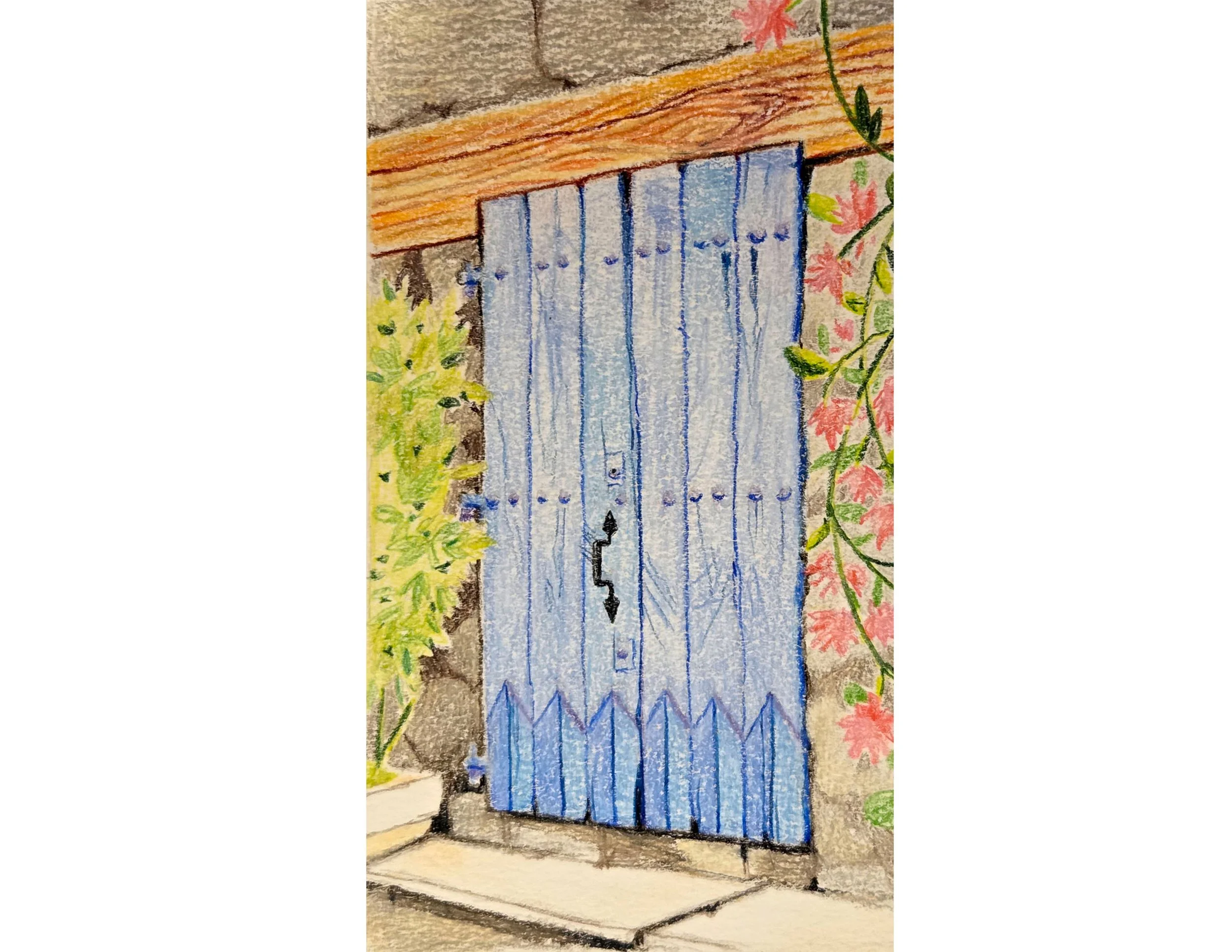 Provence Door Blue