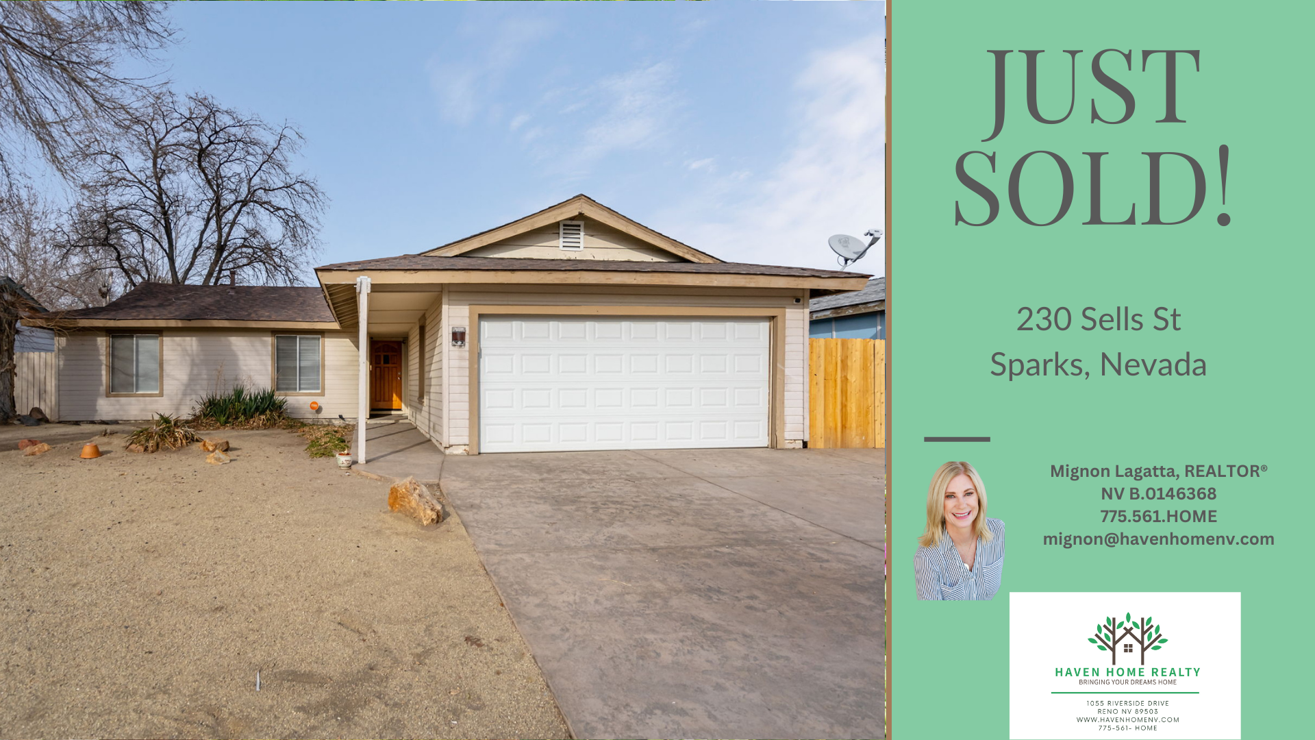 JUST SOLD!!