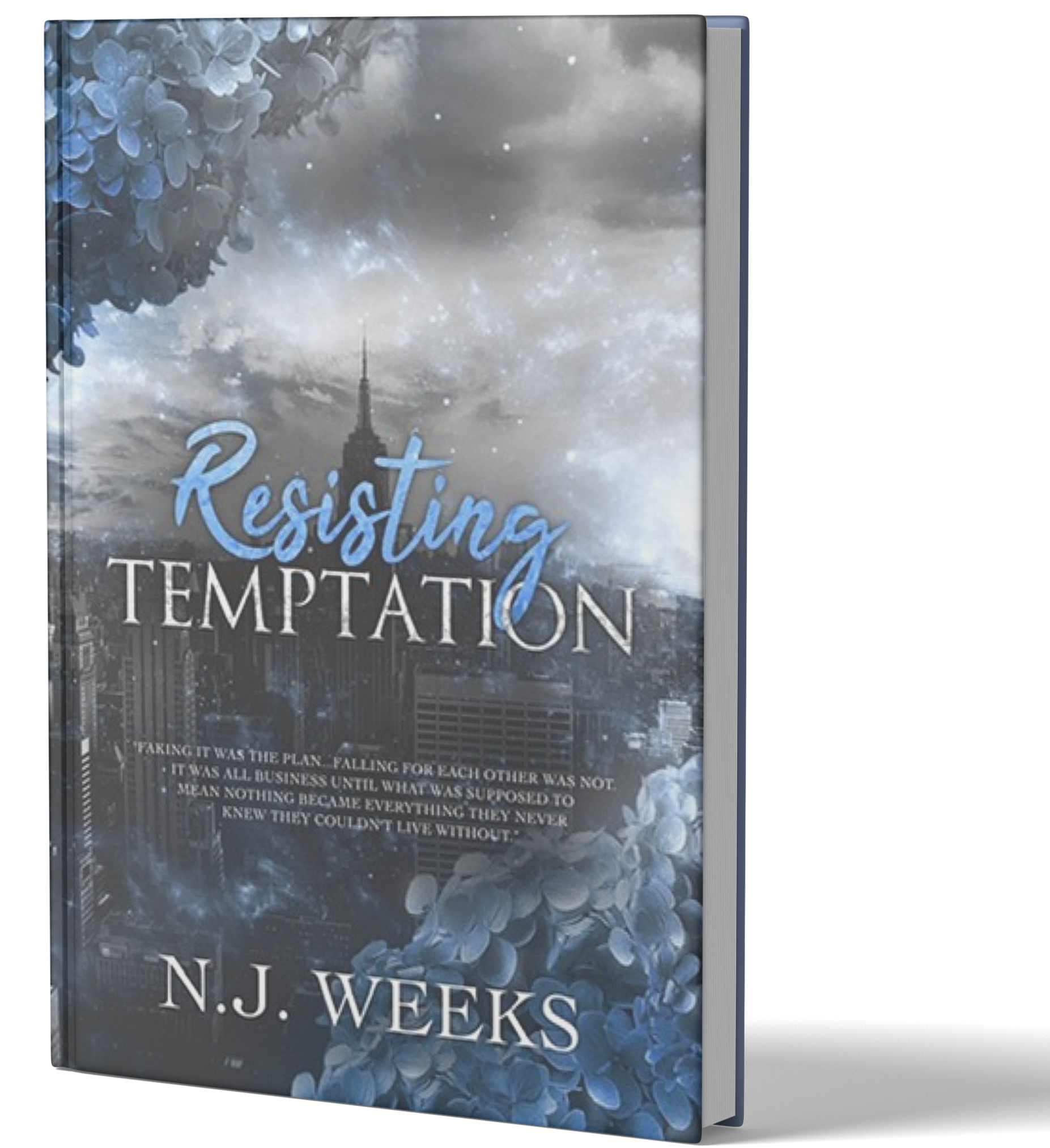 cover of resisting temptation by n.j weeks