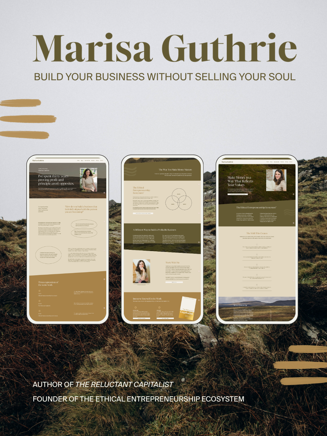 branding and web design for an ethical business coach