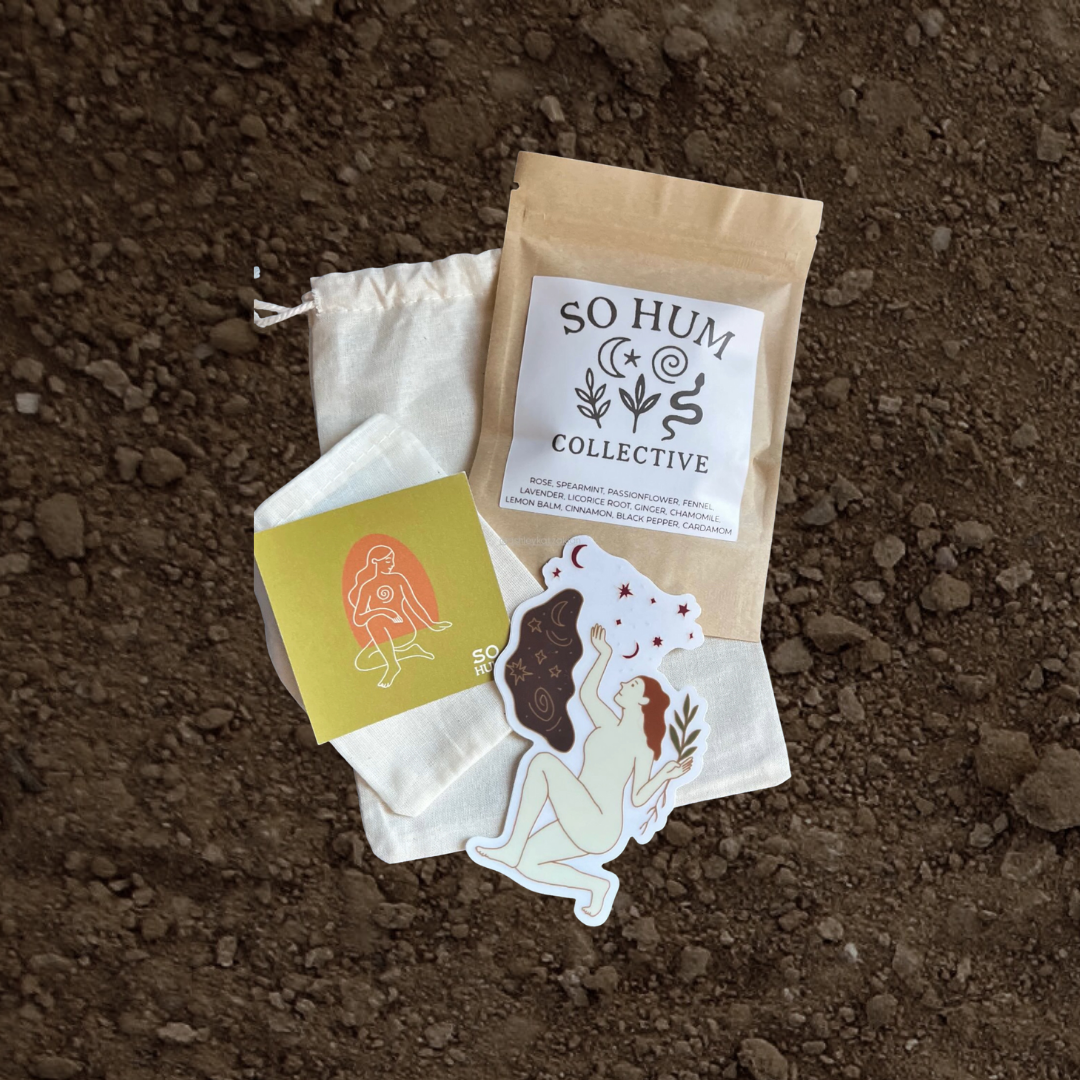 So Hum Collective brand identity designed by DoGoodBiz Studio — logo, color palette, and visual identity for an astrology and wellness practice